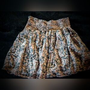 Aeropostale pink floral mini skirt